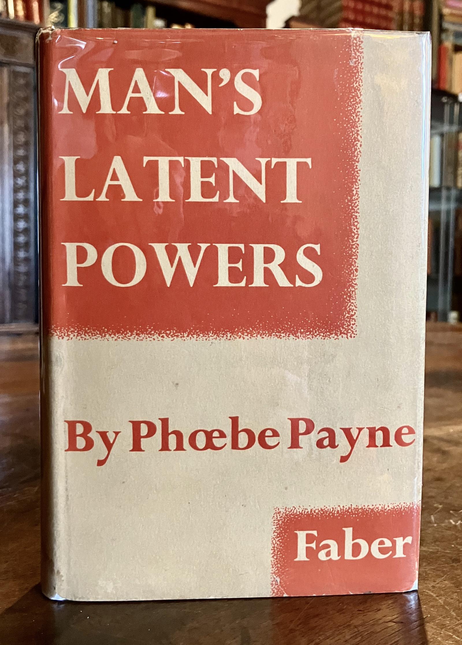 1938 Phoebe Payne Clairvoyant Man's Latent Powers Scarce Psychic 1st Ed + Jacket (1 of 5)