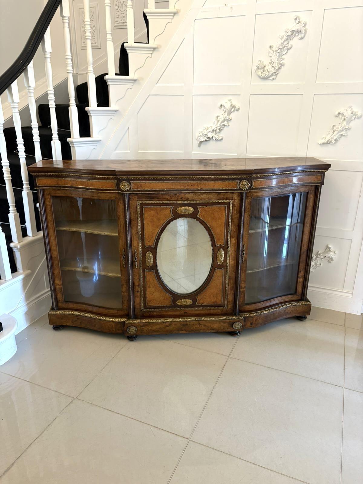 Outstanding Quality Antique Victorian Burr Walnut Ormolu Mounted Credenza (1 of 17) Outstanding Quality Antique Victorian Burr Walnut Ormolu Mounted Credenza (1 of 17)