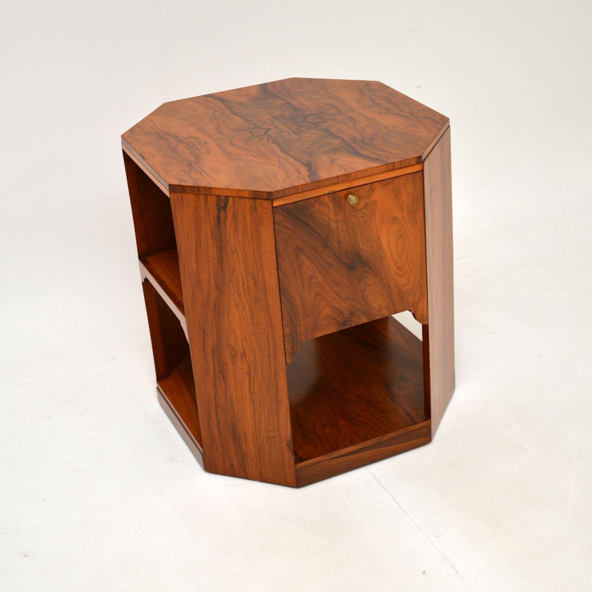 Art Deco Figured Walnut Occasional Table (1 of 10) Art Deco Figured Walnut Occasional Table (1 of 10)