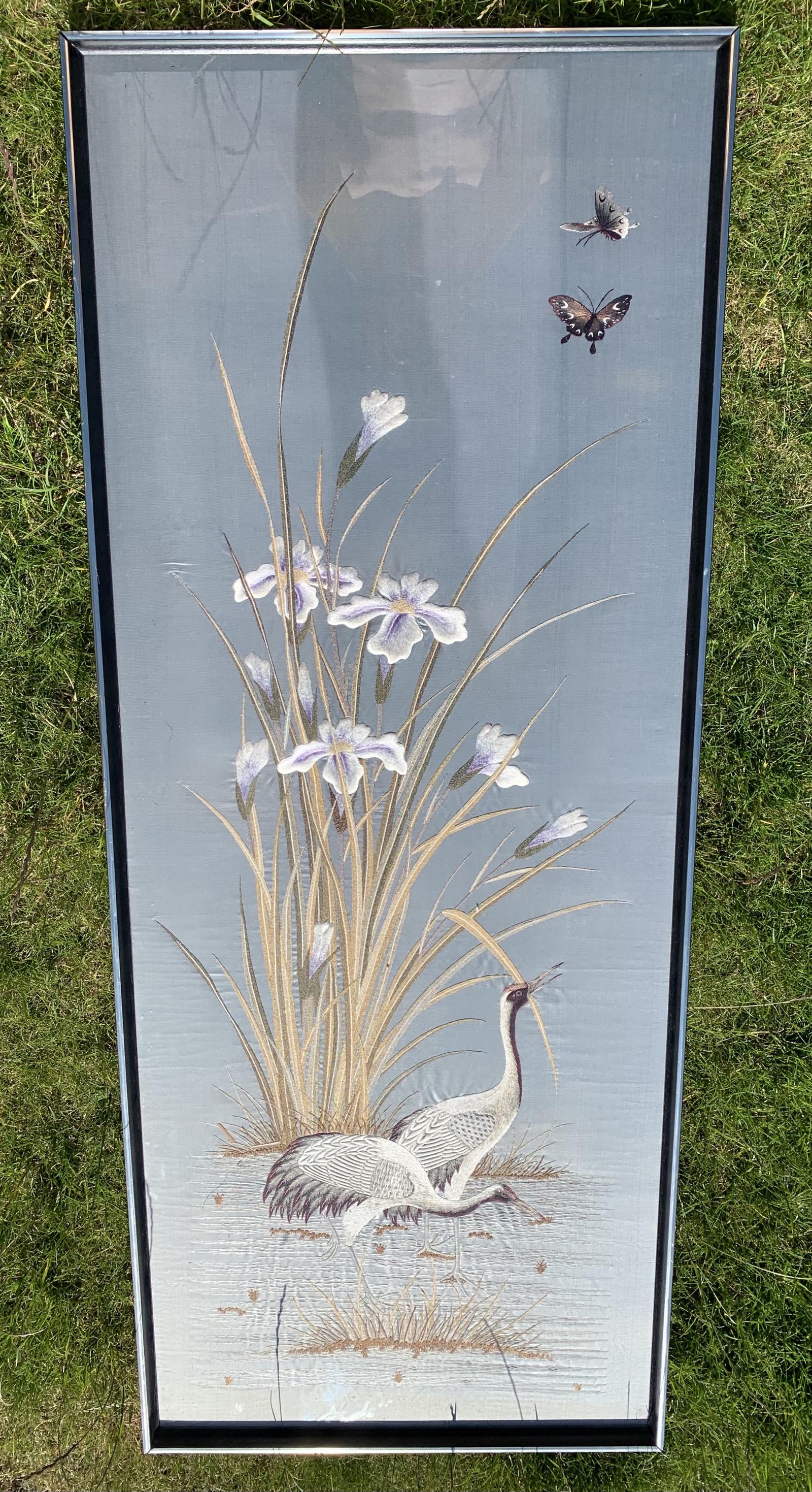 Japanese Embroidery of Cranes (1 of 16)