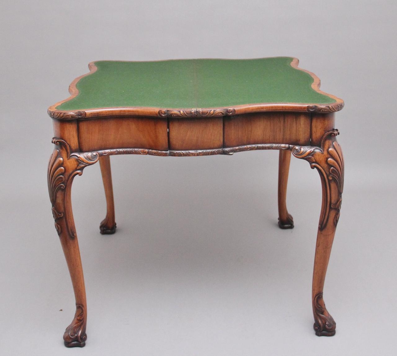 Early 20th Century Walnut Card Table by Howard & Co London (1 of 13)
