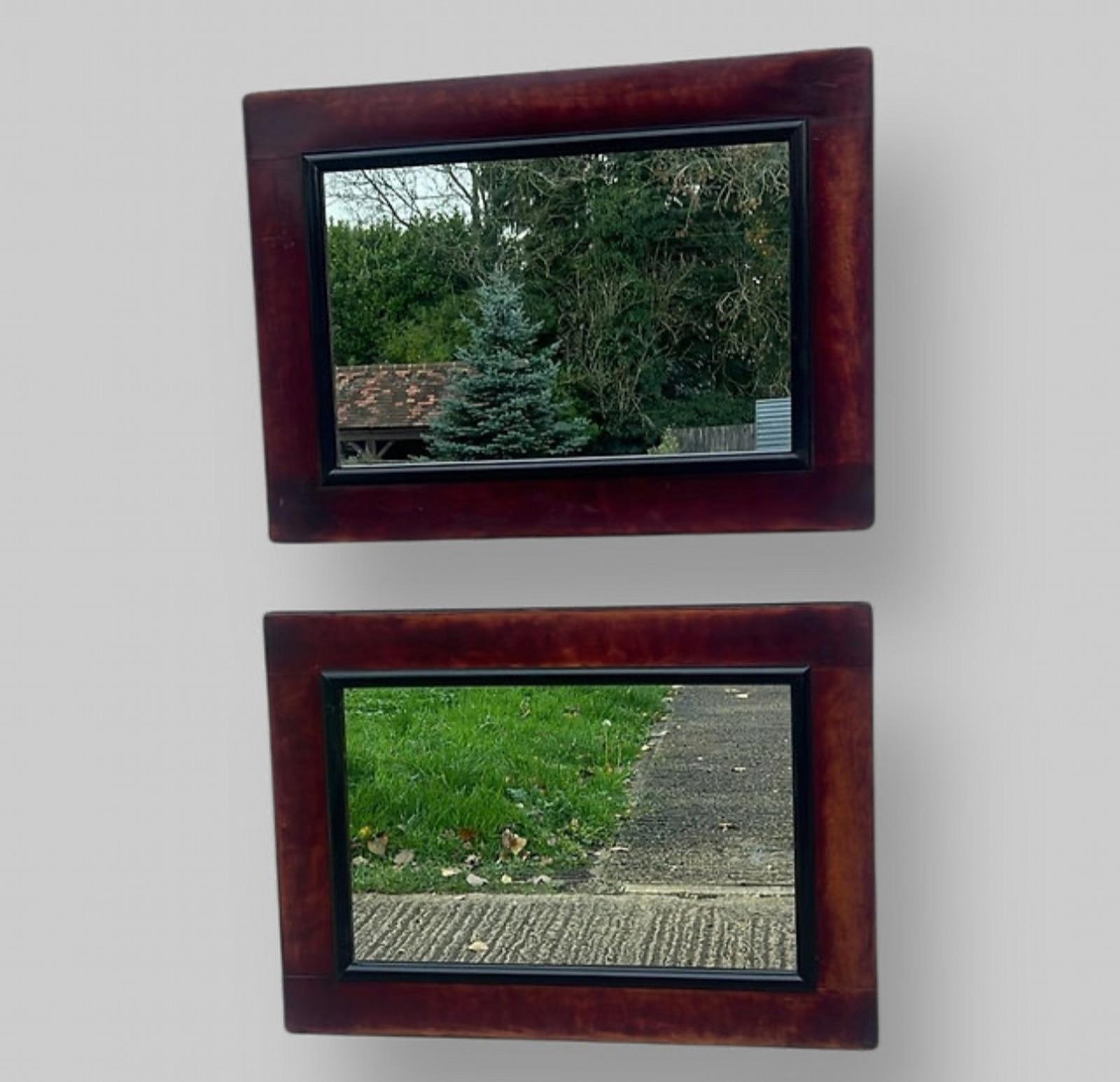 Pair of Victorian Mahogany Frames Adapted as Mirrors, c.1880-1910 (1 of 6)