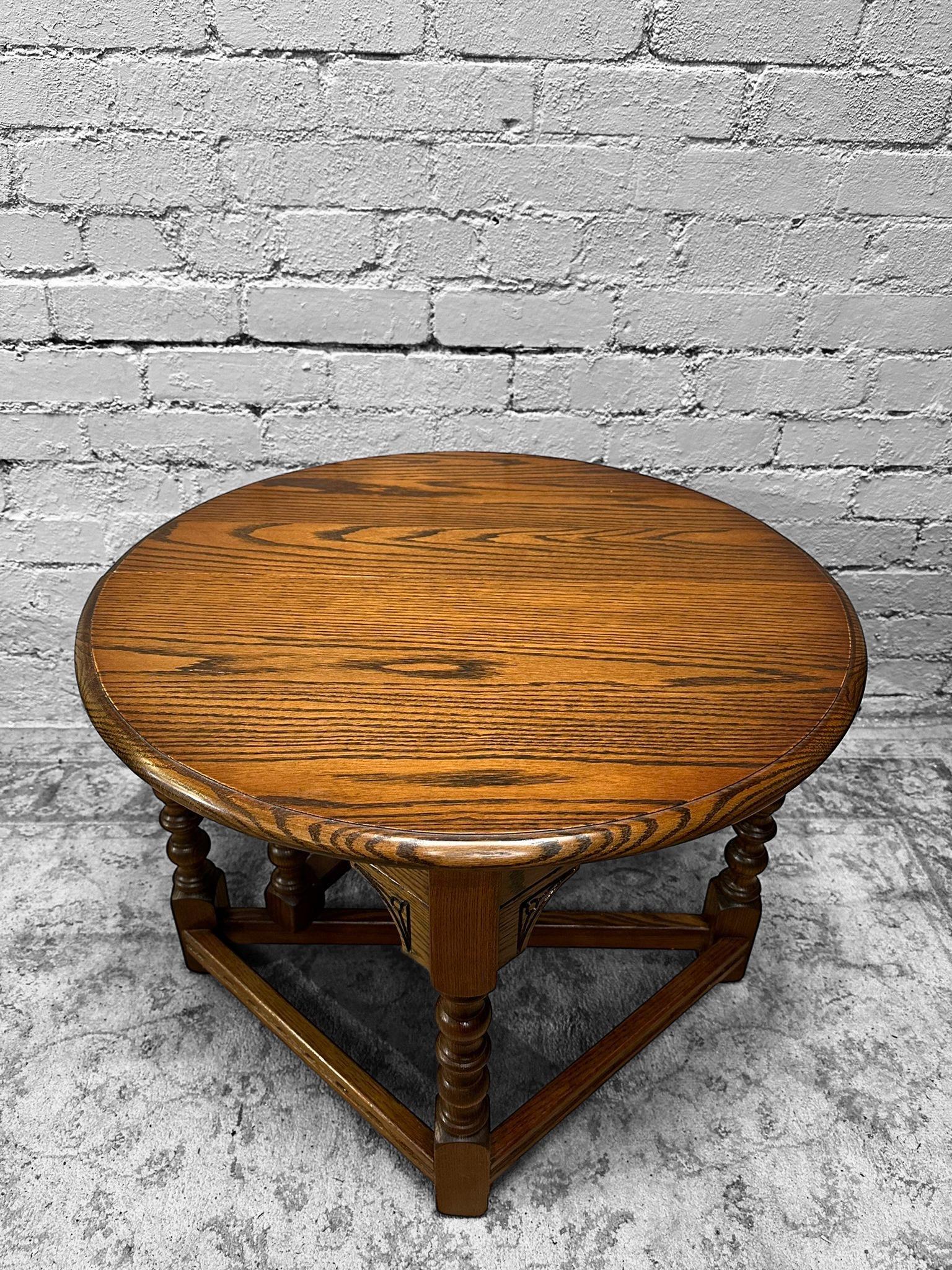 Vintage Old Charm Wood Brothers Coffee Table / Drop Leaf Table c.1970 (1 of 9)