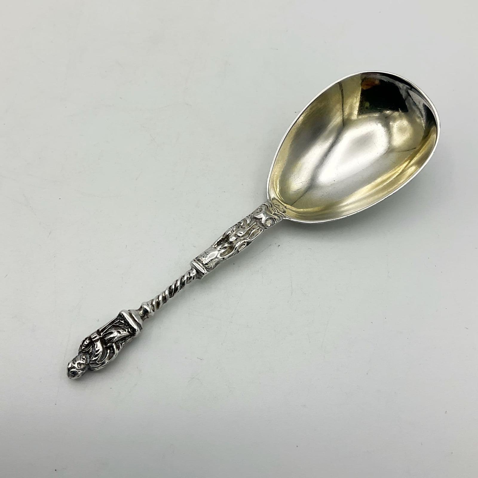 Antique 1867 Apostle Silver Caddy Spoon (1 of 10)