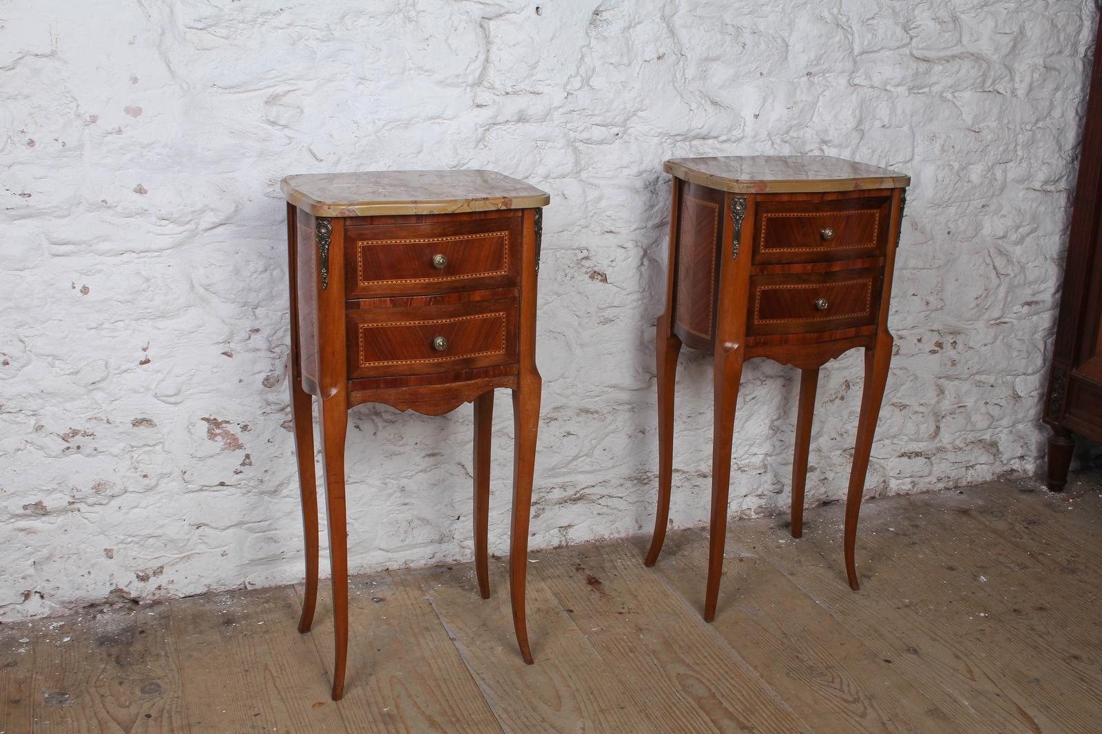Sweetly Simple Pair of French Bedsides (1 of 5)