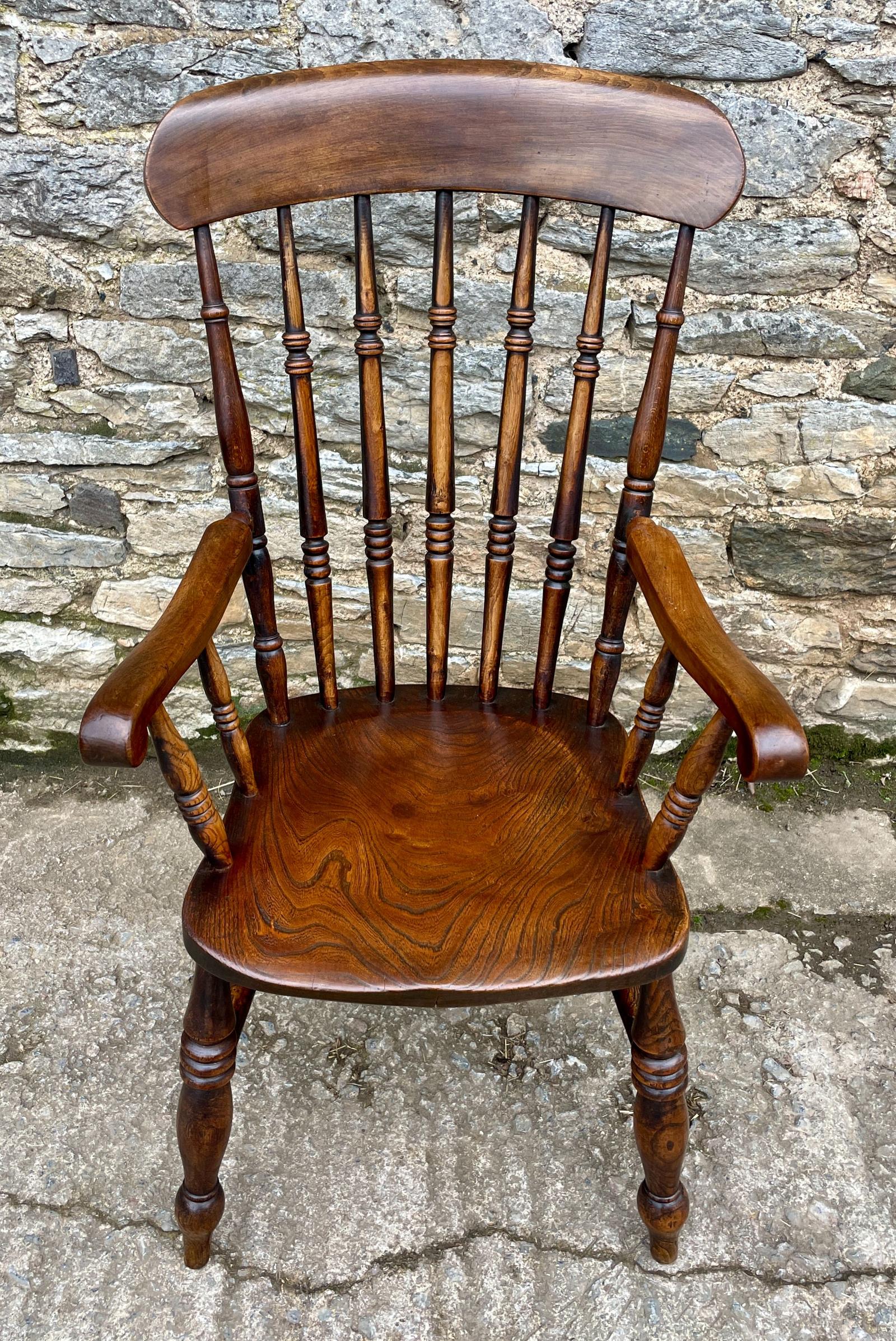 Antique Elm Windsor Farmhouse Chair (1 of 18) Antique Elm Windsor Farmhouse Chair (1 of 18)