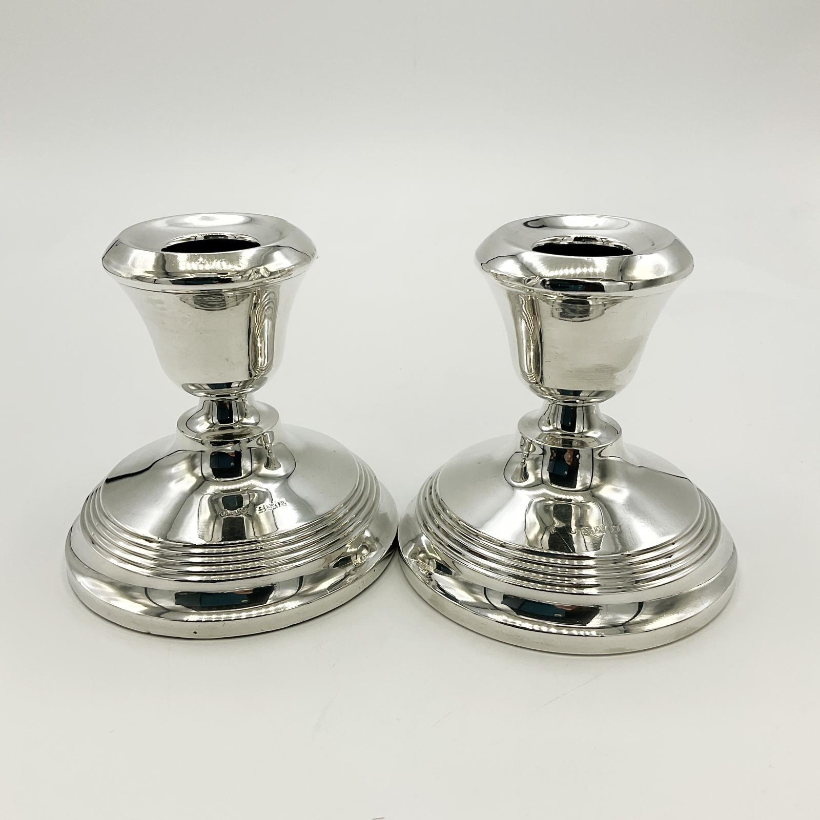 1960s Sterling Silver Short Candle Holders (1 of 10)