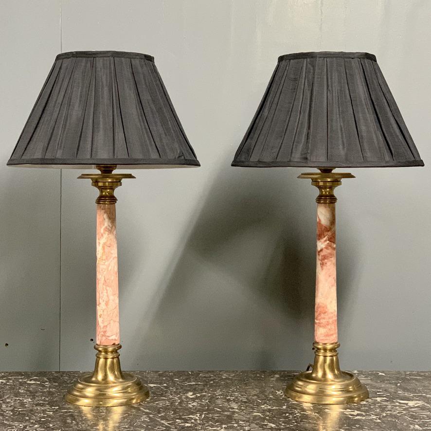 Antique Lamps for sale | Antique Brass Large Tall Table Lamp