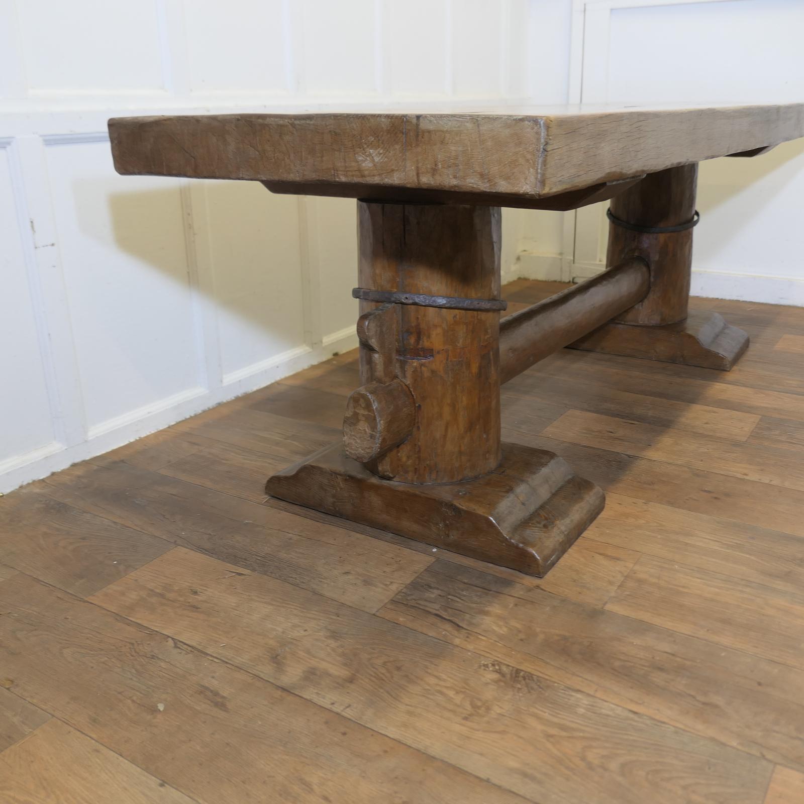 A 19th Century French Oak Refectory Table (1 of 11)