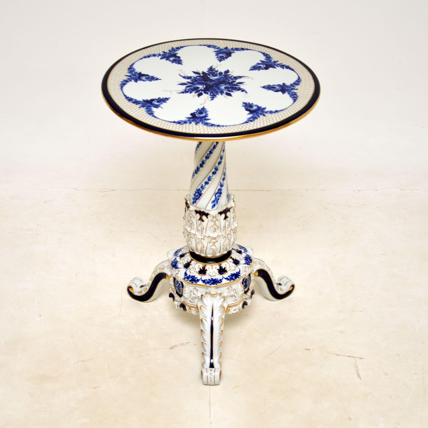 Antique Dresden Style Porcelain Occasional Table (1 of 12)