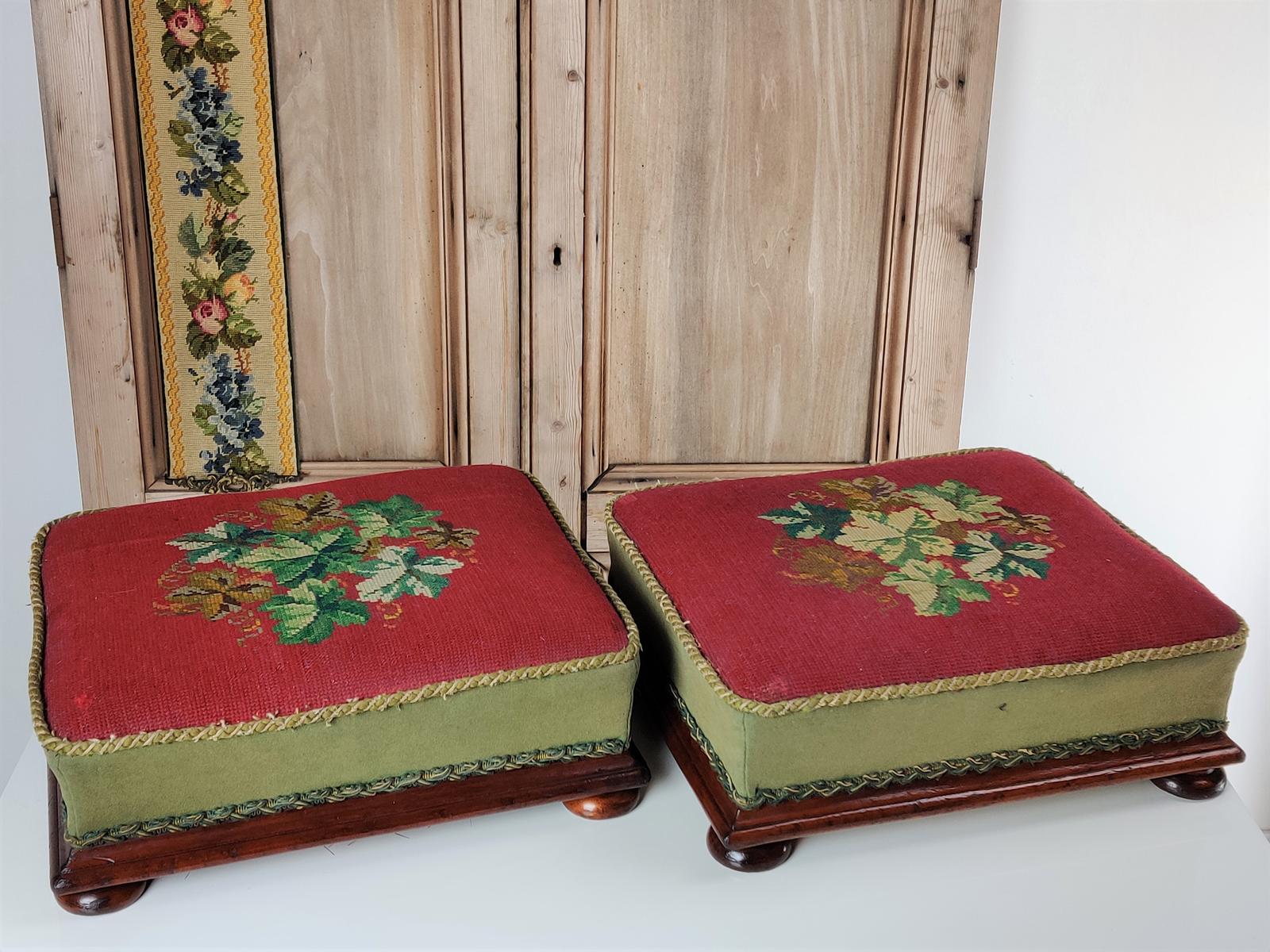 Footstools - Victorian Needle Point (1 of 19)