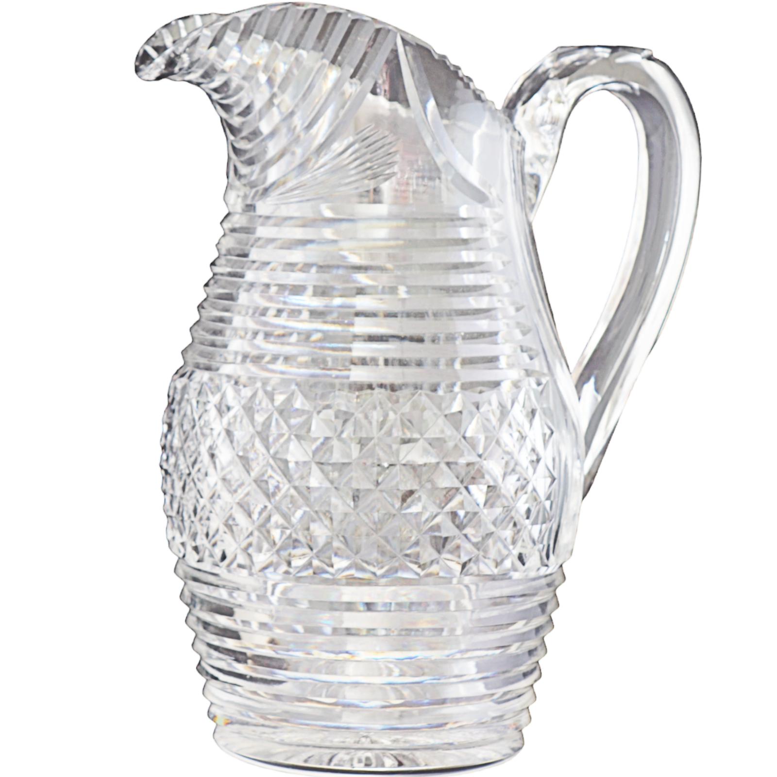 Good Regency Style Cut Glass Jug (1 of 11)