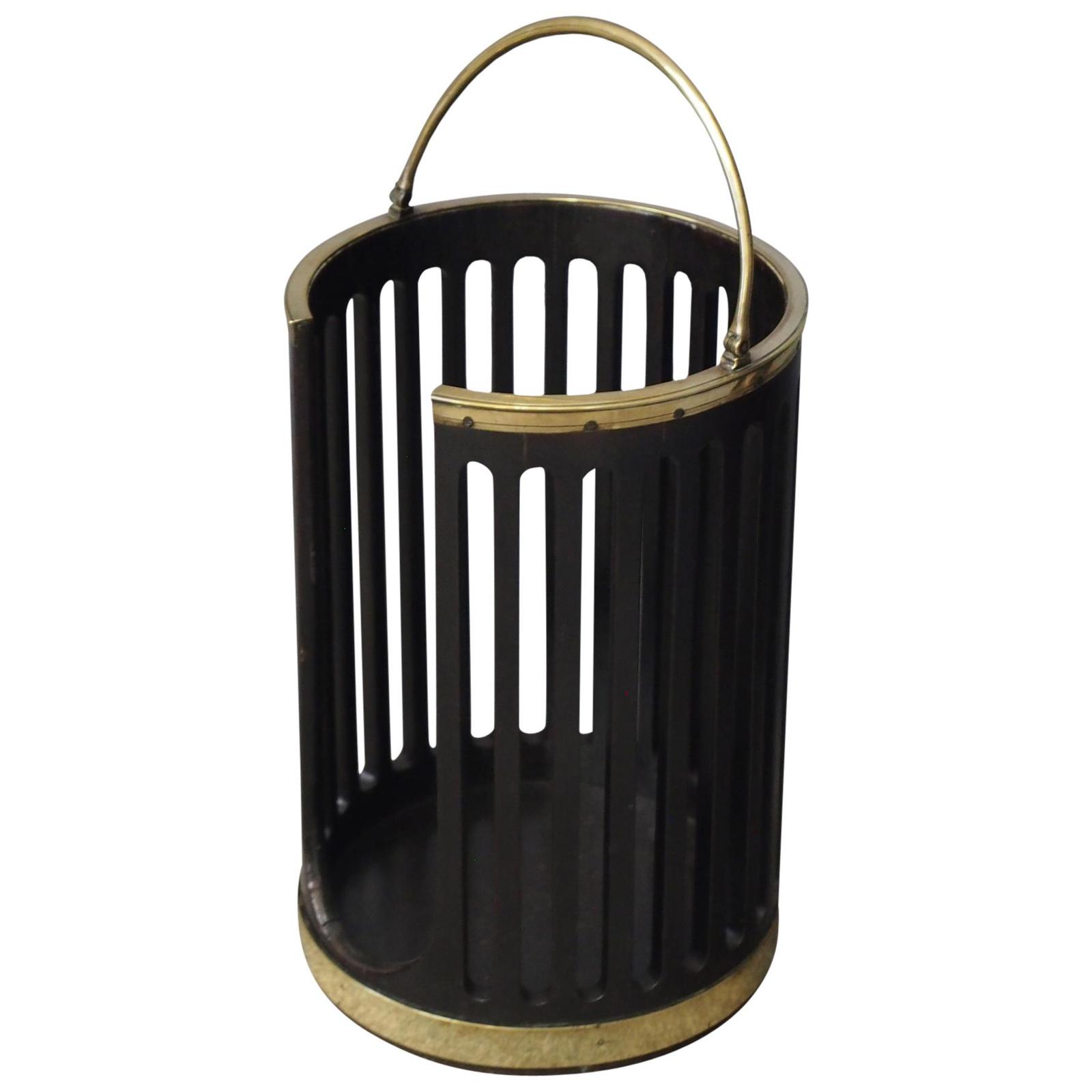 George III Mahogany Plate Bucket (1 of 6)