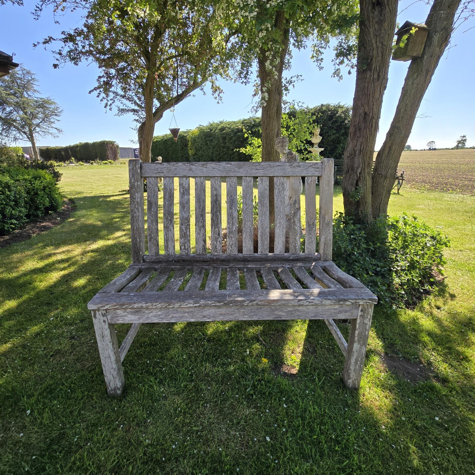 Well Weathered/silvered Garden  Bench (1 of 5)