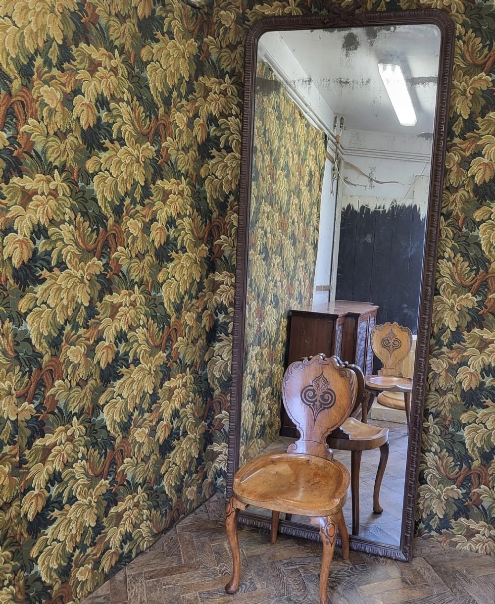 Large French Carved Oak Pier Mirror (1 of 7) Large French Carved Oak Pier Mirror (1 of 7)