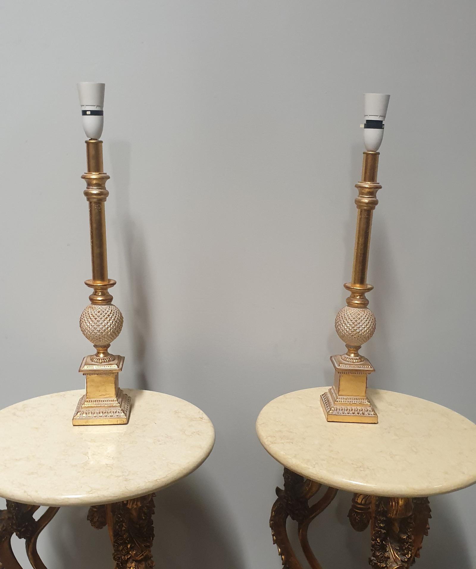 Pair of Gilt Table Lamps (1 of 1) Pair of Gilt Table Lamps (1 of 1)