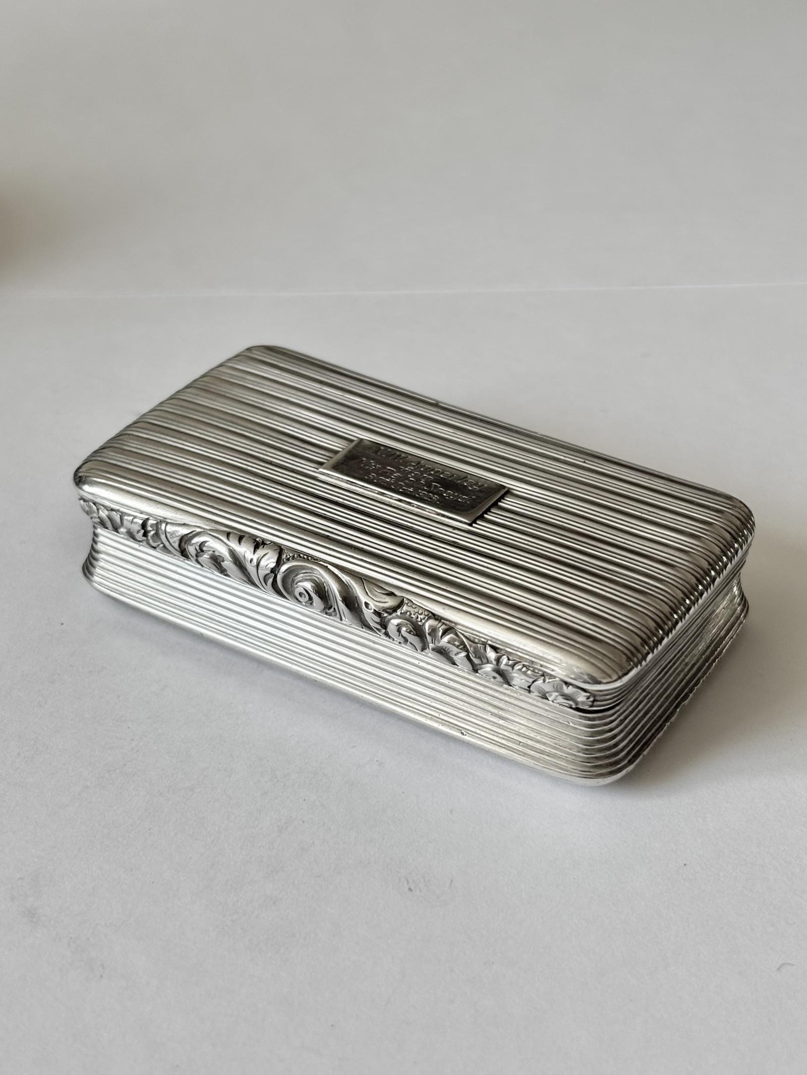 Antique Silver George IV Snuff Box - Joseph Wilmore - Birmingham 1826 (1 of 11) Antique Silver George IV Snuff Box - Joseph Wilmore - Birmingham 1826 (1 of 11)