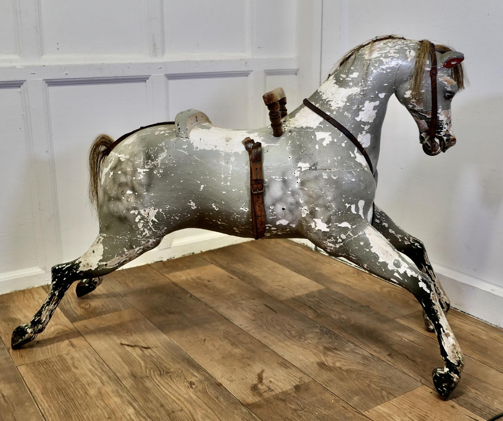 Mid 19th Century Wooden Horse (1 of 12)