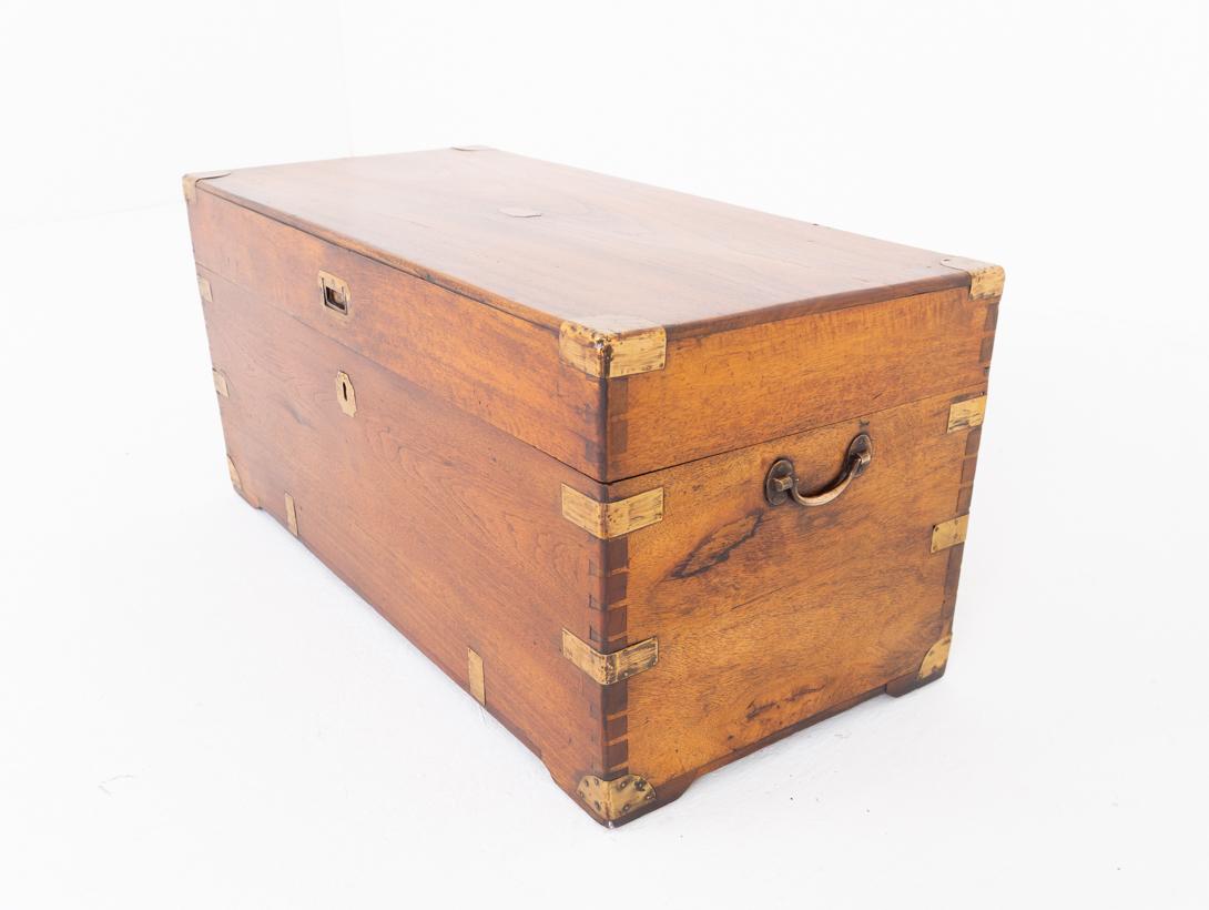 Camphor Wood Military Campaign Trunk (1 of 8) Camphor Wood Military Campaign Trunk (1 of 8)
