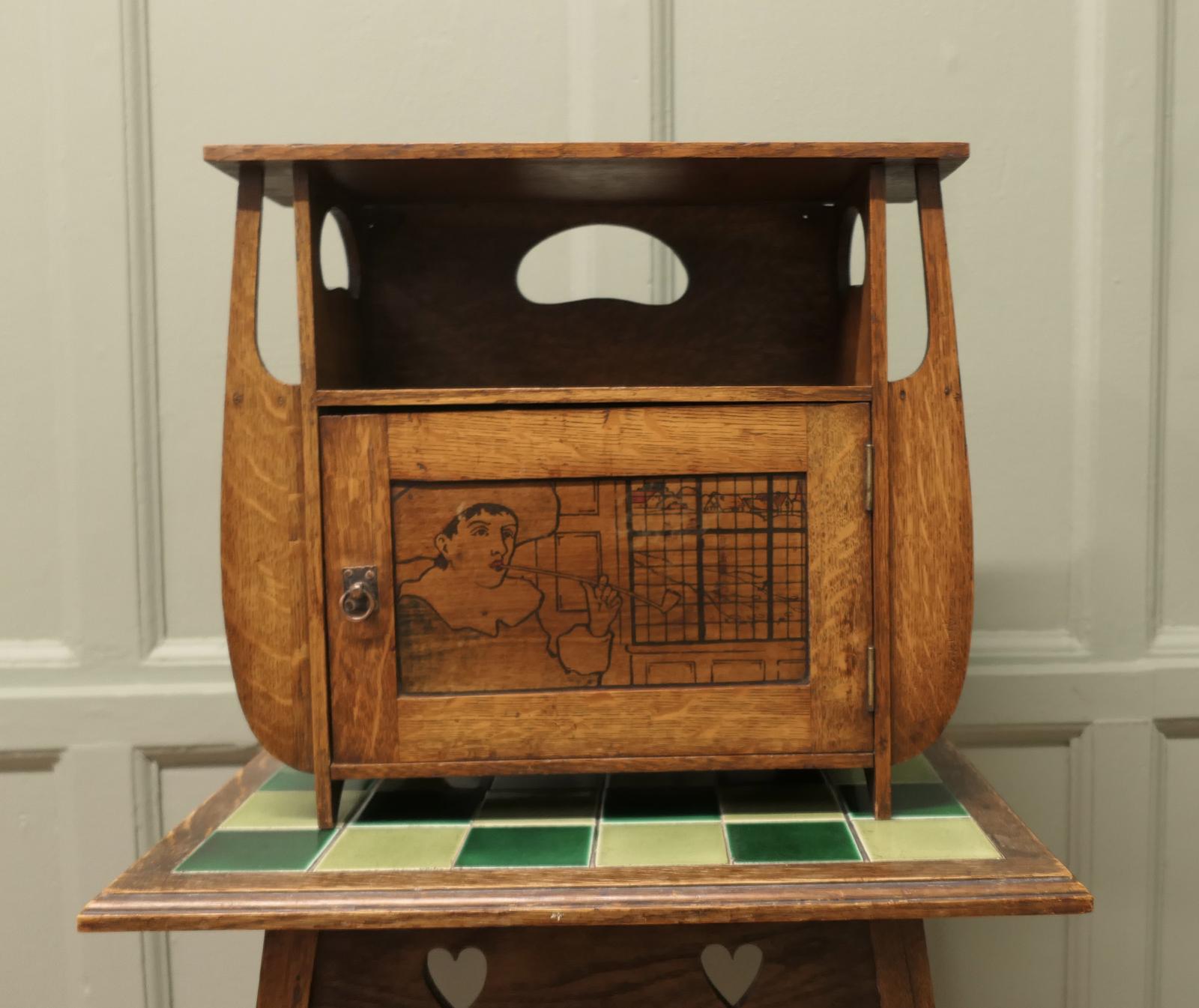 Arts & Crafts Movement Oak Wall Cabinet (1 of 6) Arts & Crafts Movement Oak Wall Cabinet (1 of 6)