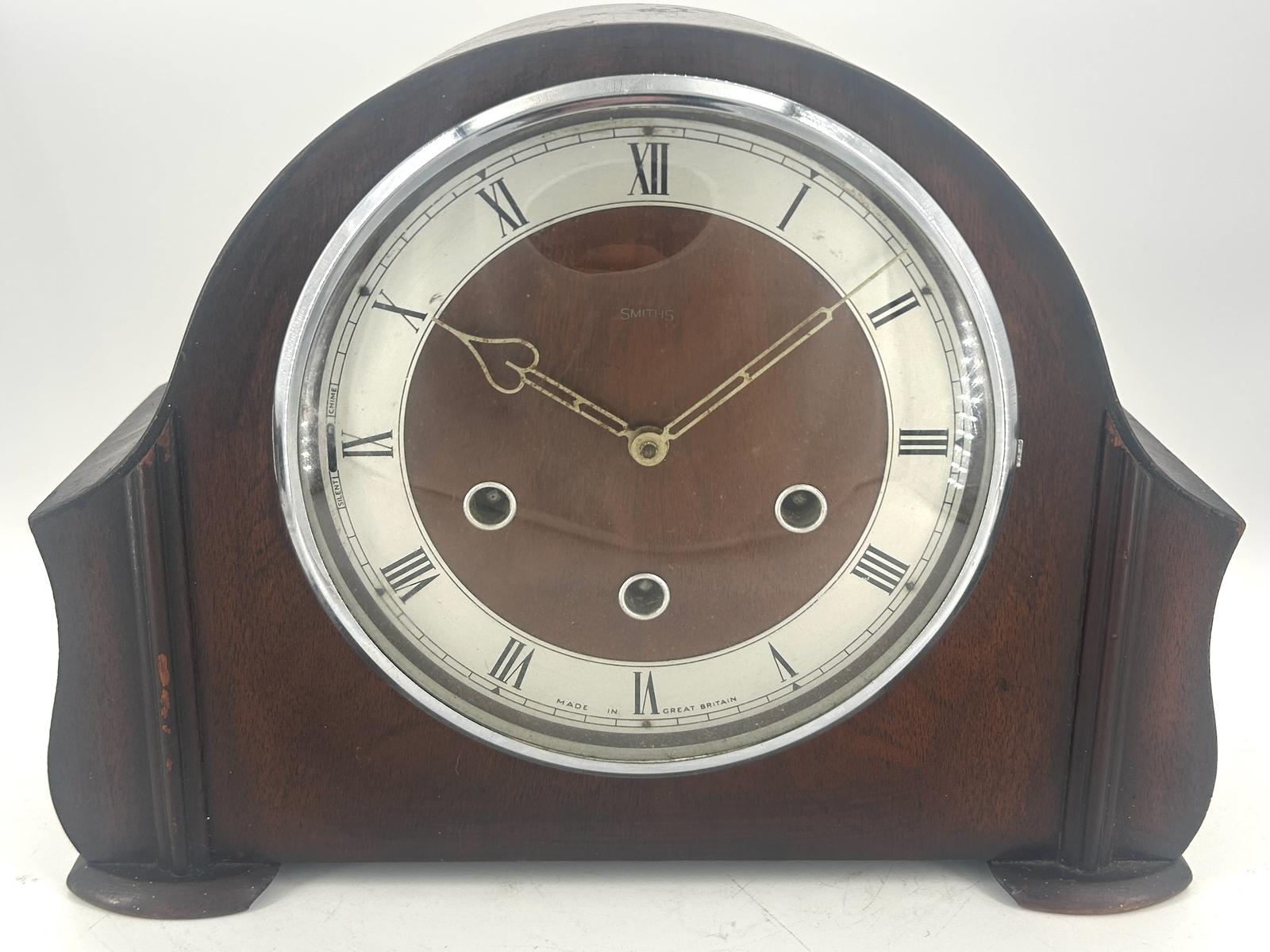 Stylish Art Deco Smiths Westminster Chime Mantel Clock ca.1940 (1 of 12) Stylish Art Deco Smiths Westminster Chime Mantel Clock ca.1940 (1 of 12)