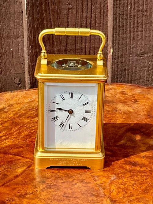 Royal Presentation Striking Carriage Clock (1 of 9) Royal Presentation Striking Carriage Clock (1 of 9)