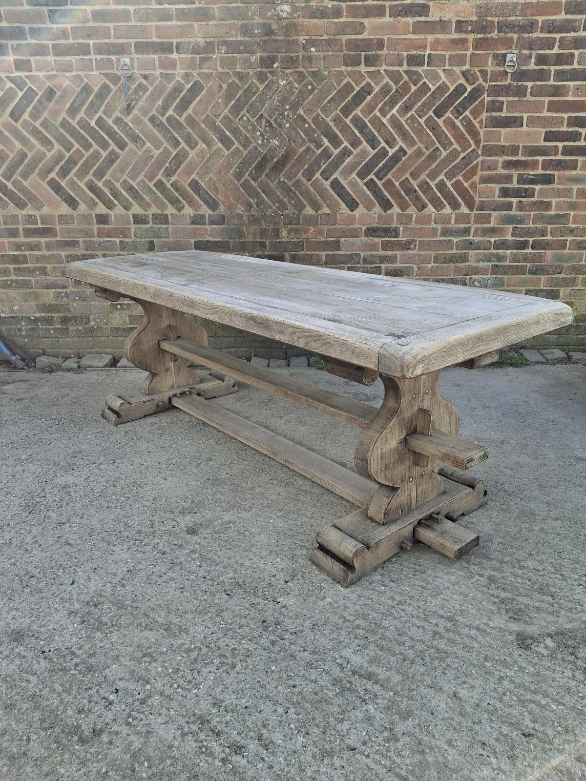 Antique Solid Oak Bleached French Refectory / Dining / Farmhouse Table (1 of 23) Antique Solid Oak Bleached French Refectory / Dining / Farmhouse Table (1 of 23)