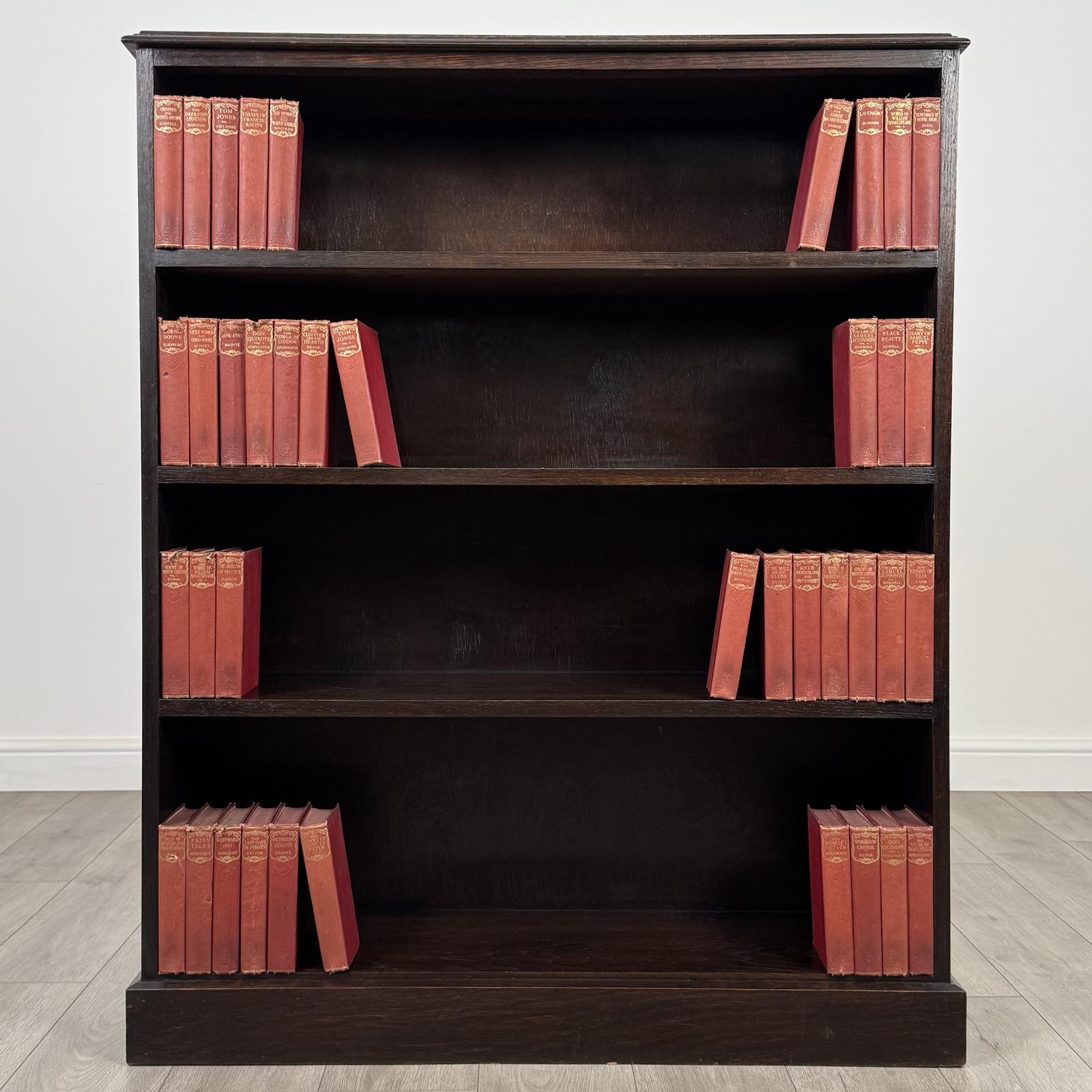 Antique 20th Century Open Bookcase in Oak (1 of 10)