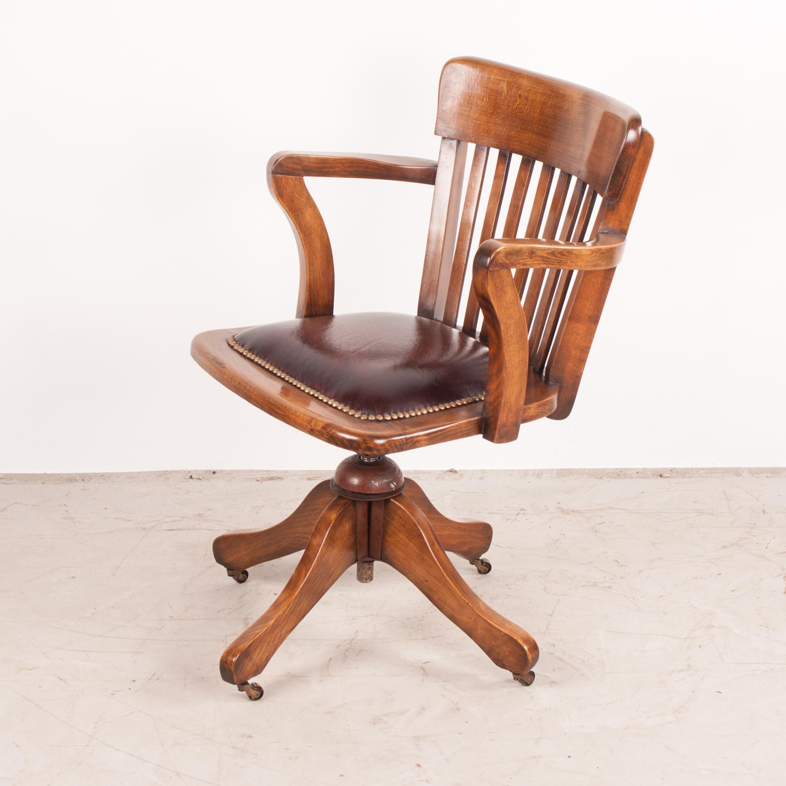 Revolving Height Adjustable Beech Office Desk Chair (1 of 13) Revolving Height Adjustable Beech Office Desk Chair (1 of 13)
