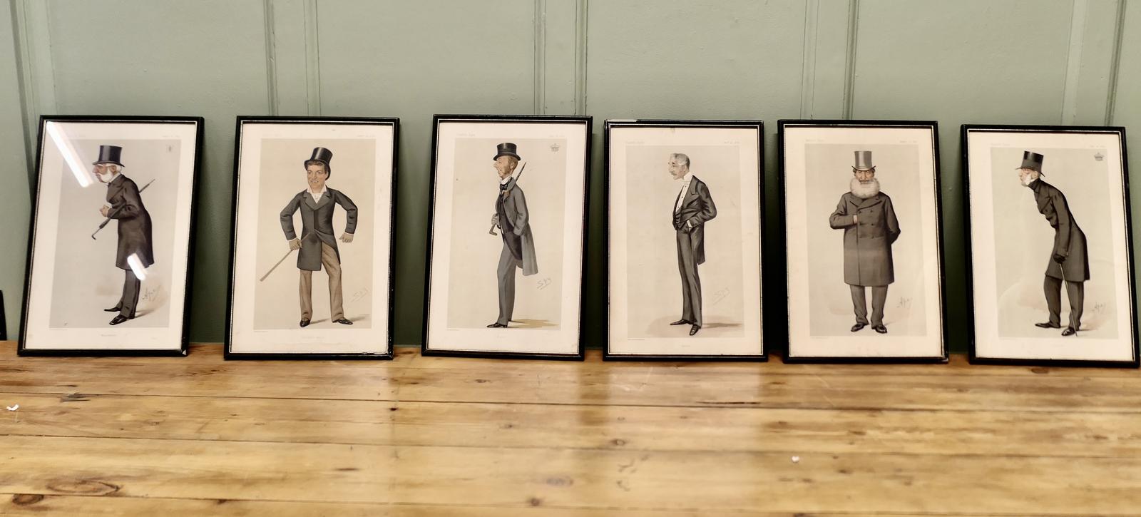 Collection of 6 Vanity Fair Political “spy”prints (1 of 9)