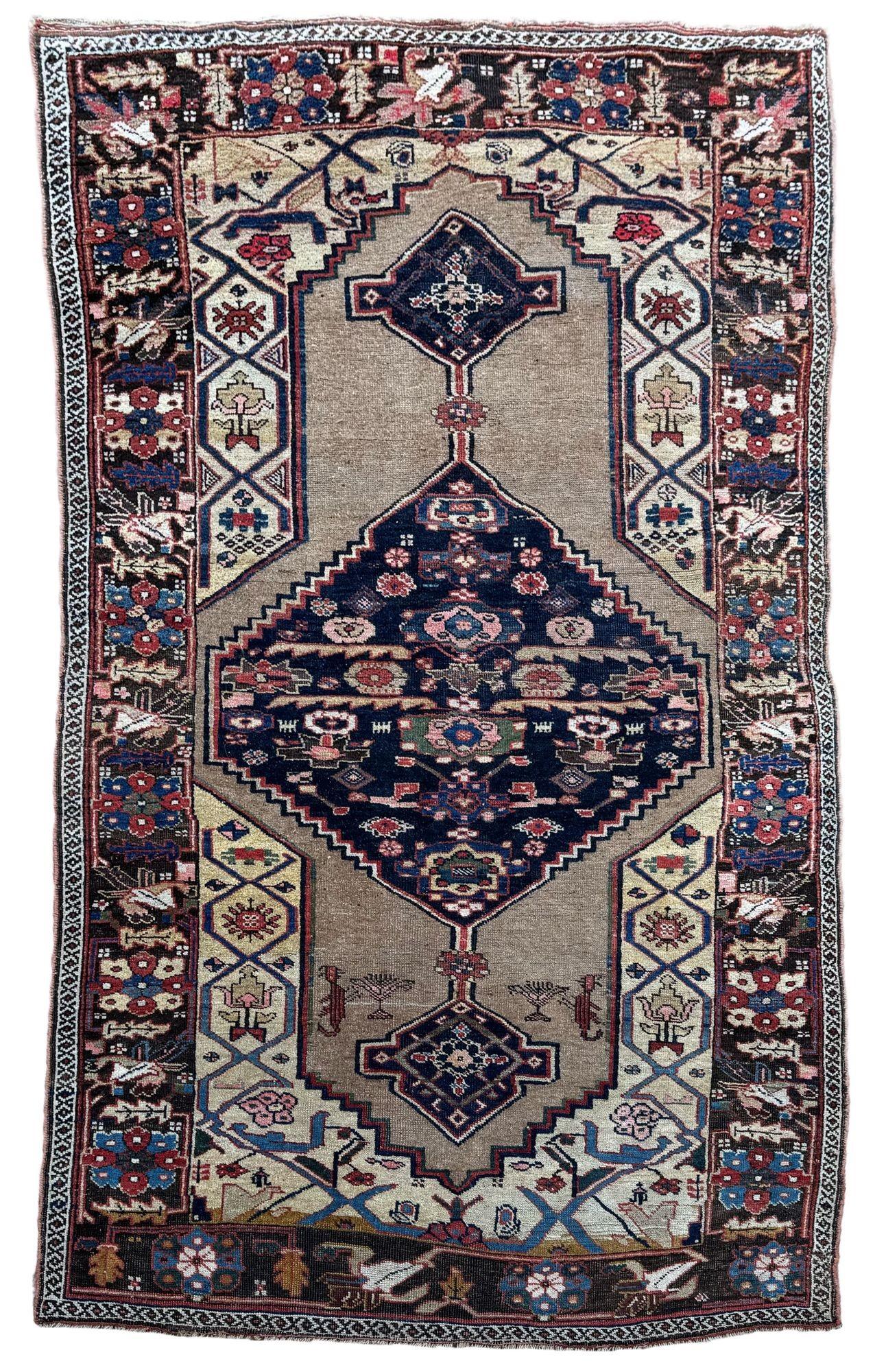 Antique Bidjar Rug 2.22m x 1.24m (1 of 20)