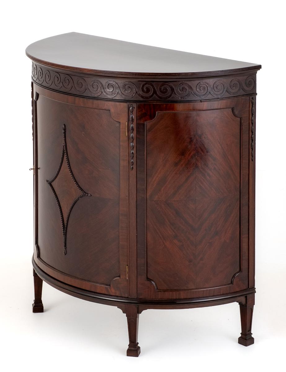 Mahogany Hepplewhite Style Side Cabinet c.1900 (1 of 7)