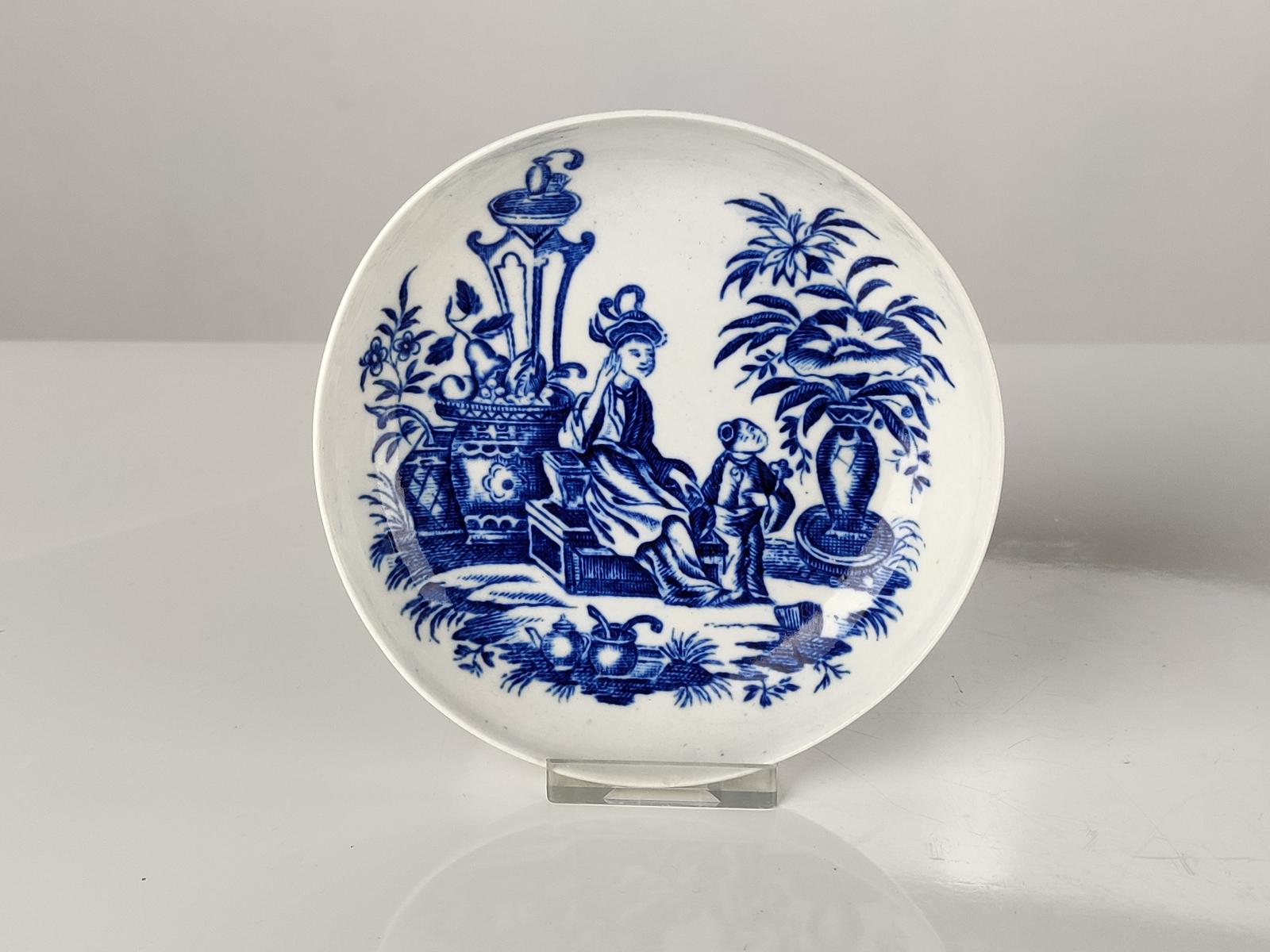 Worcester Blue and White Saucer (1 of 7) Worcester Blue and White Saucer (1 of 7)