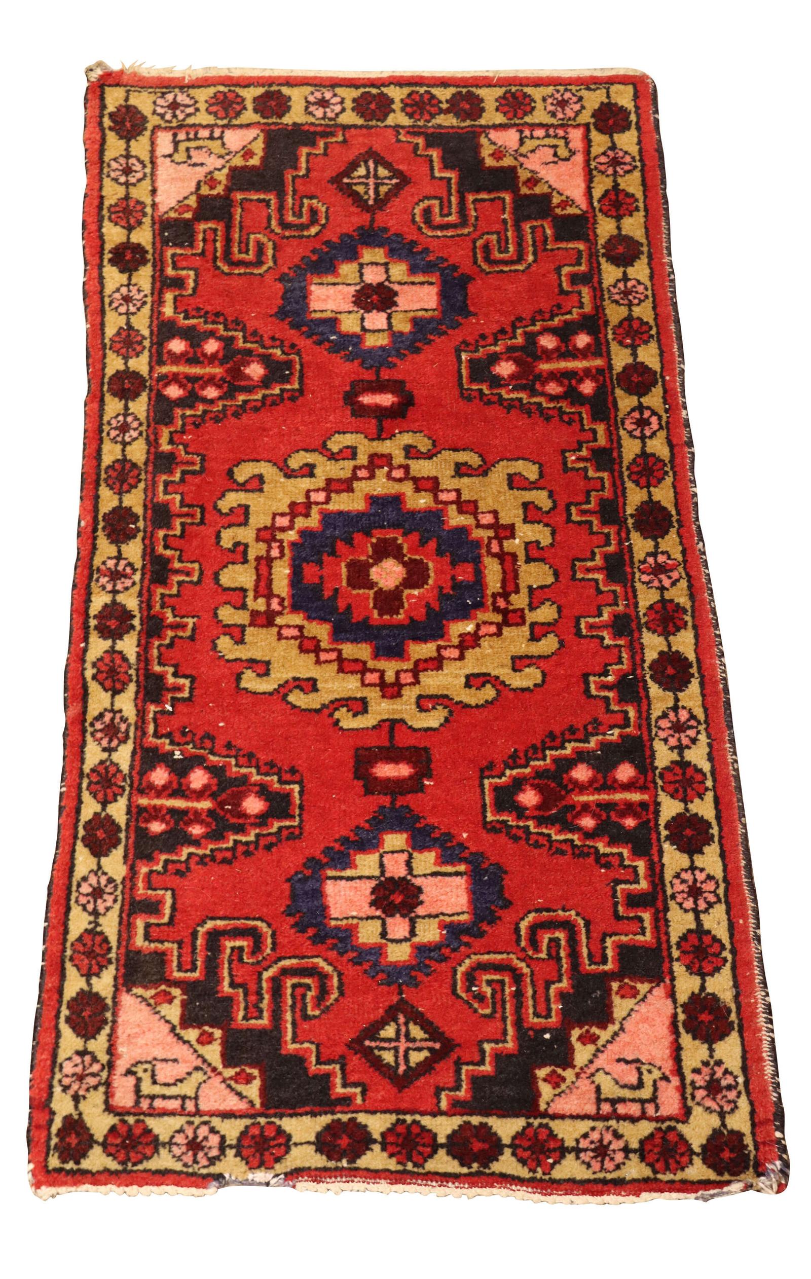 Antique Caucasian Tribal Hand-Knotted Rug with Animal Motifs - Late 19th Century / Early 20th Century (1 of 5) Antique Caucasian Tribal Hand-Knotted Rug with Animal Motifs - Late 19th Century / Early 20th Century (1 of 5)