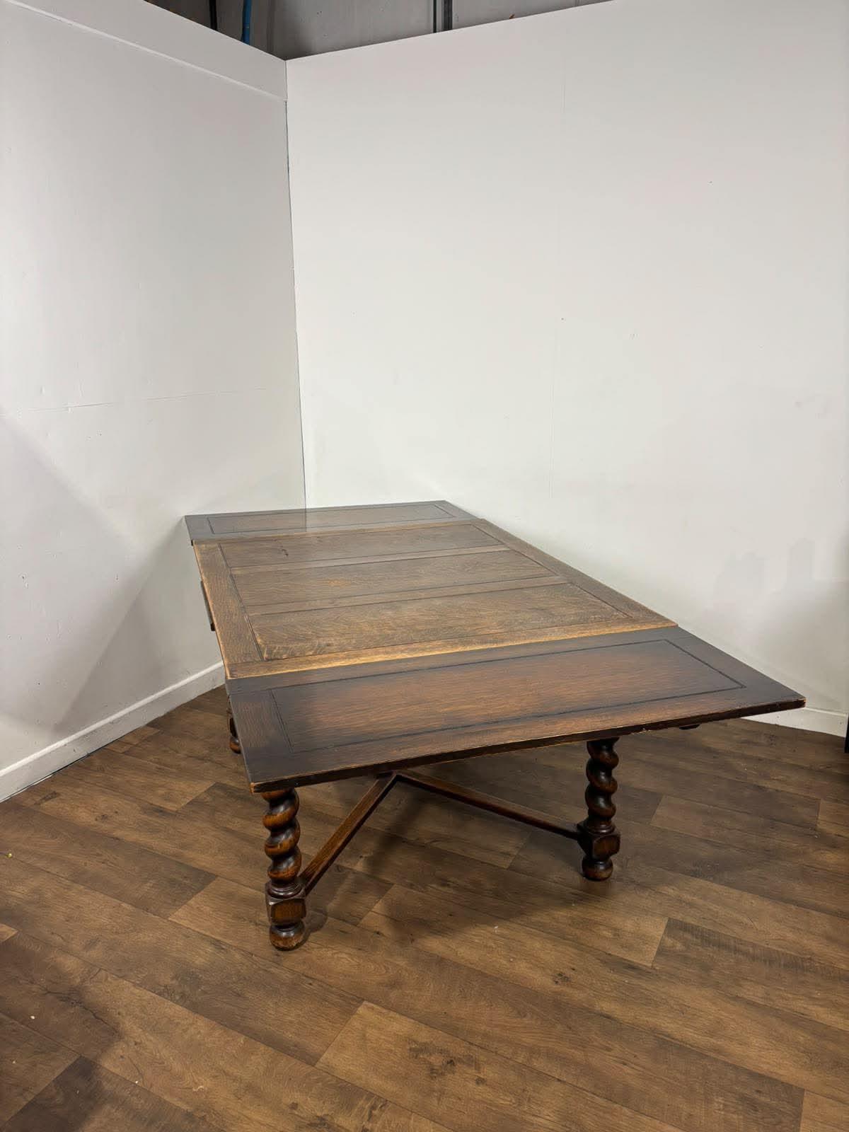Vintage Oak Draw Leaf Dining Table (1 of 16) Vintage Oak Draw Leaf Dining Table (1 of 16)