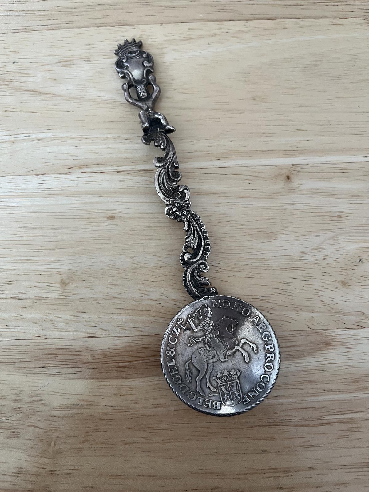 Silver 1767 Ducaton Coin Spoon (1 of 17)