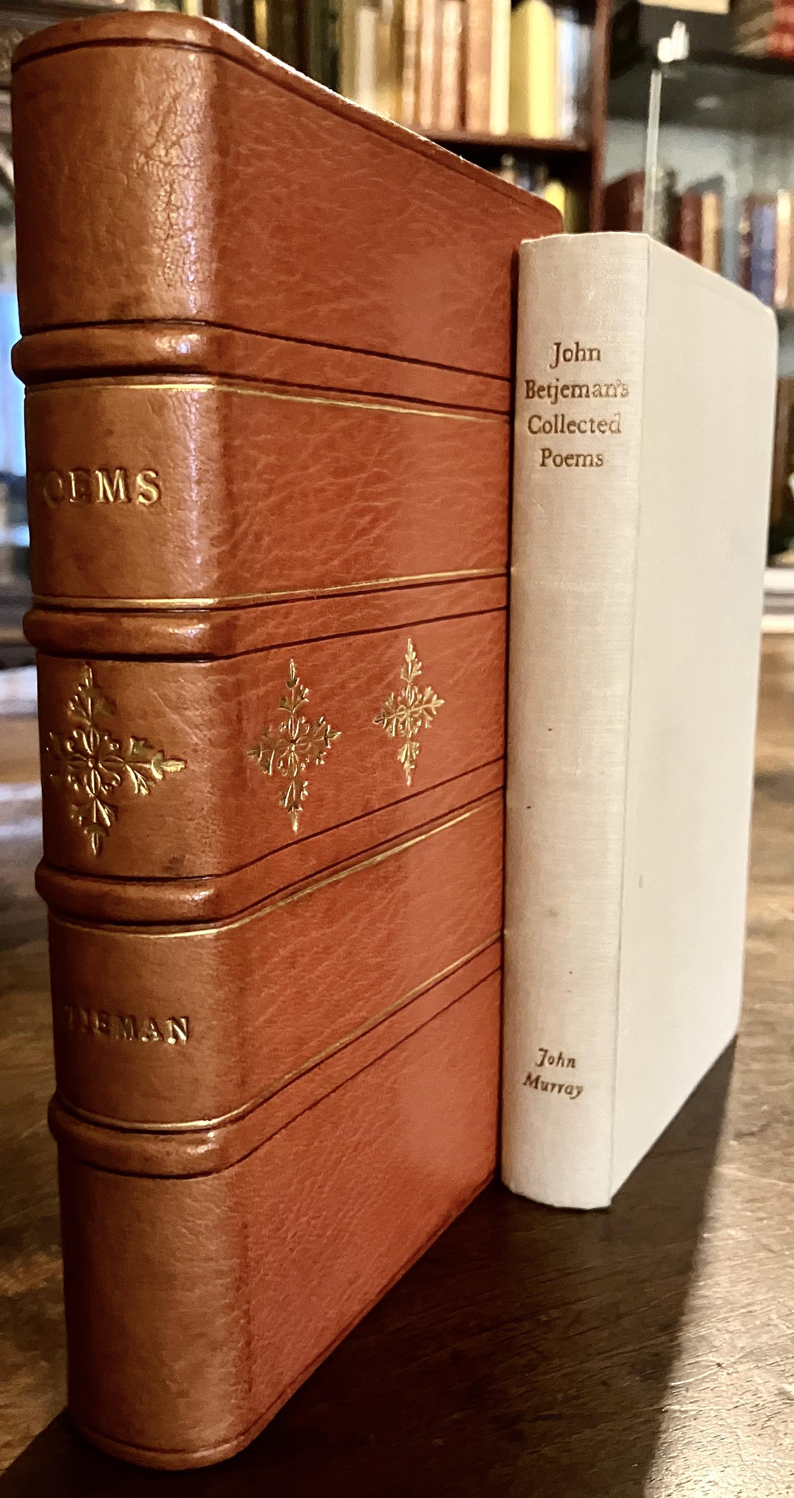1958 John Betjeman Collected Poems + Custom Made Full Leather Slipcase (1 of 4)