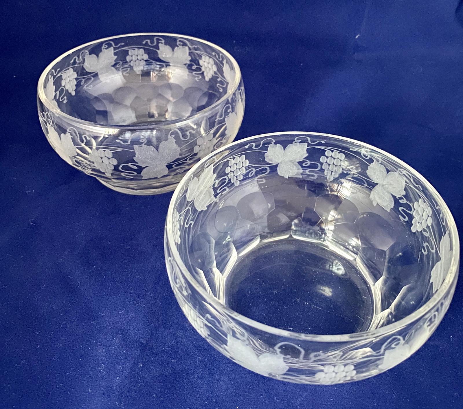 Pair of Victorian Finger Bowls c.1880 (1 of 5)