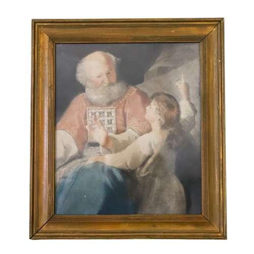 Early 20th Century Print - Bishop with Child c.1920 (1 of 8)