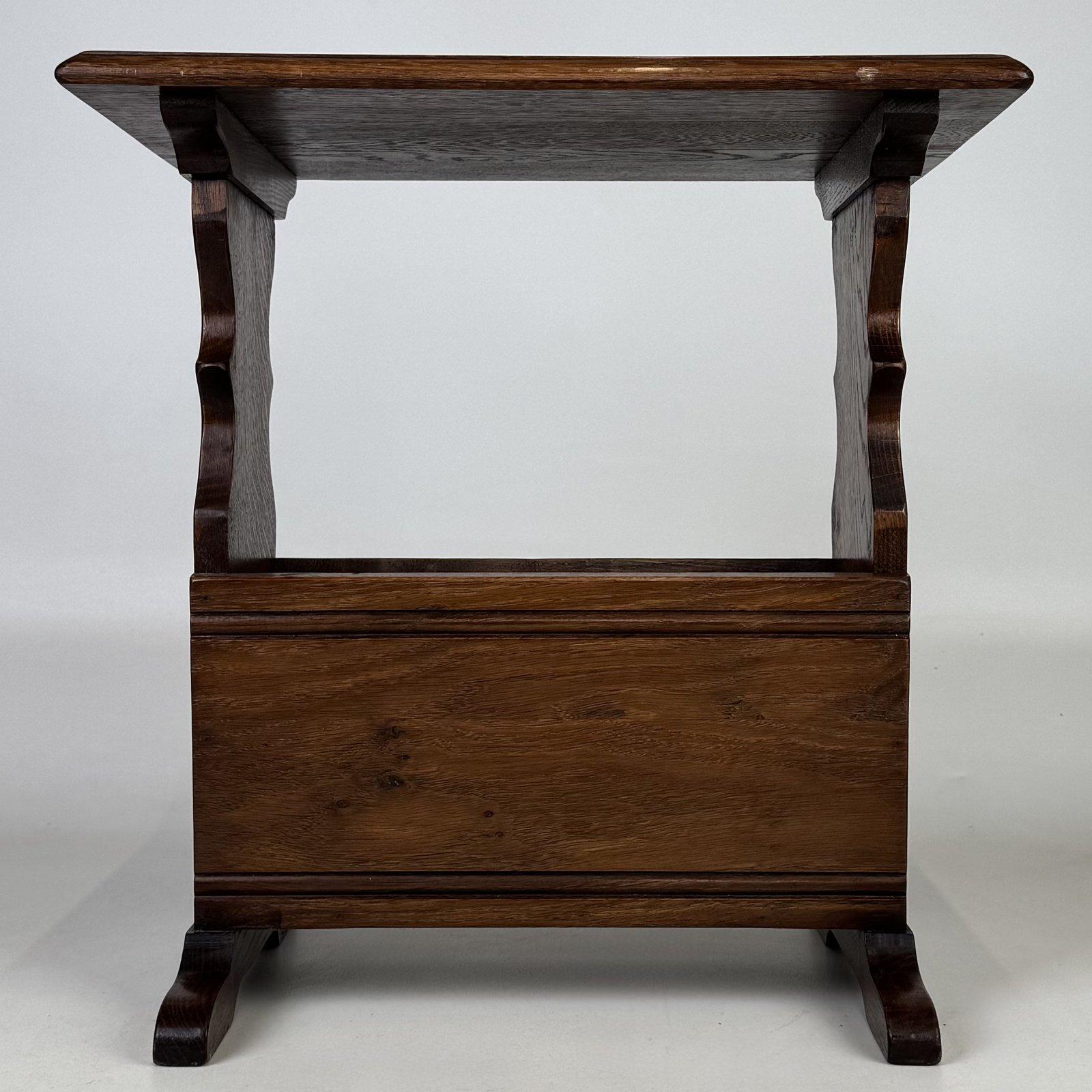 Antique Oak Side Table | Magazine Compartment | AF-6604 (1 of 9) Antique Oak Side Table | Magazine Compartment | AF-6604 (1 of 9)