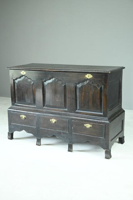 George III Oak Mule Chest (1 of 11)