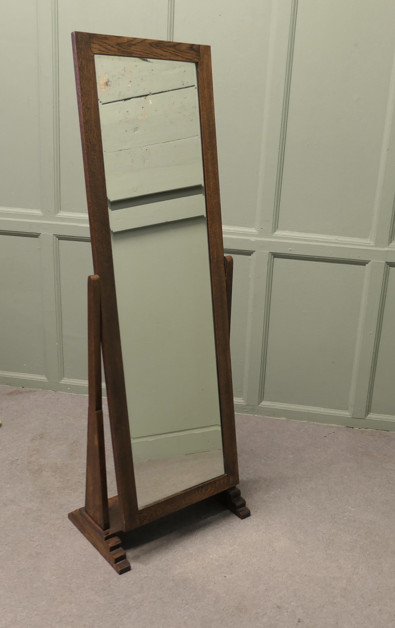 Odeon Style Early 20th Century Cheval Mirror (1 of 6) Odeon Style Early 20th Century Cheval Mirror (1 of 6)