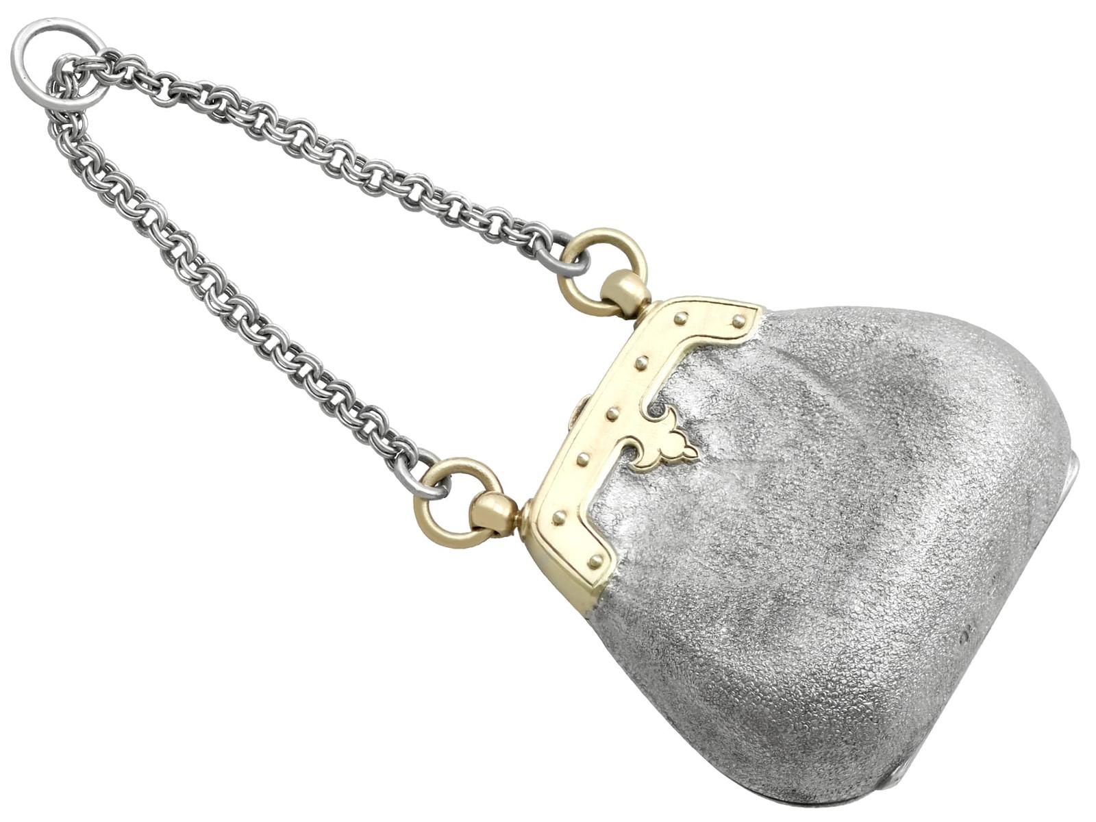 Antique Victorian Sterling Silver Coin Purse (1 of 15)