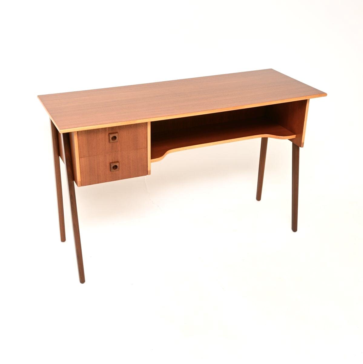 Danish Vintage Teak Free Standing Desk (1 of 9) Danish Vintage Teak Free Standing Desk (1 of 9)