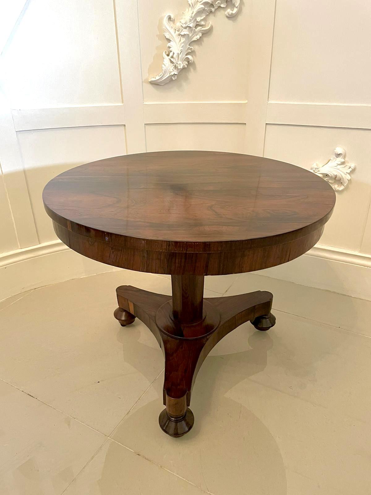 Quality William IV Rosewood Coffee Table (1 of 9) Quality William IV Rosewood Coffee Table (1 of 9)