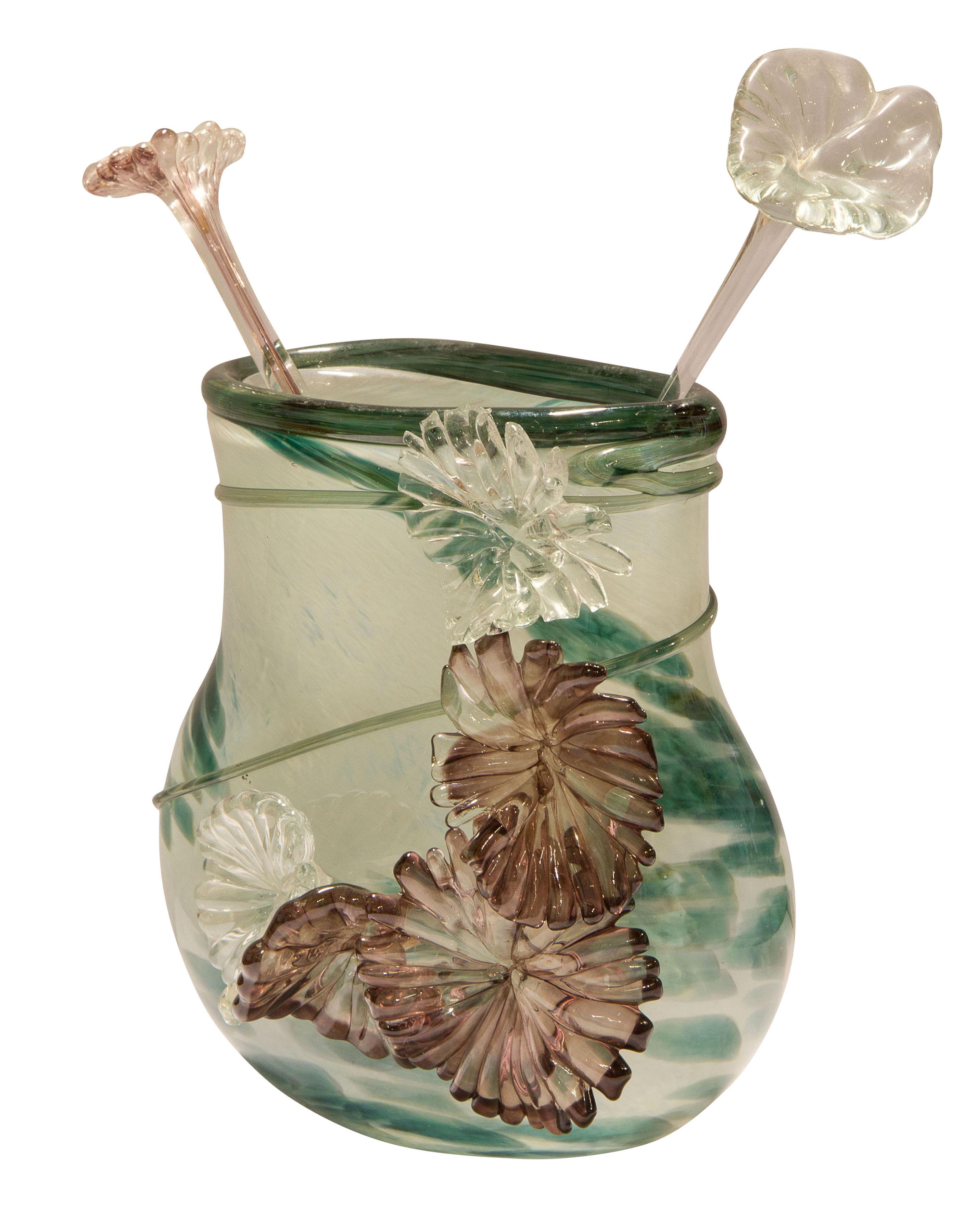 An Isle of Wight glass vase (1 of 1) An Isle of Wight glass vase (1 of 1)