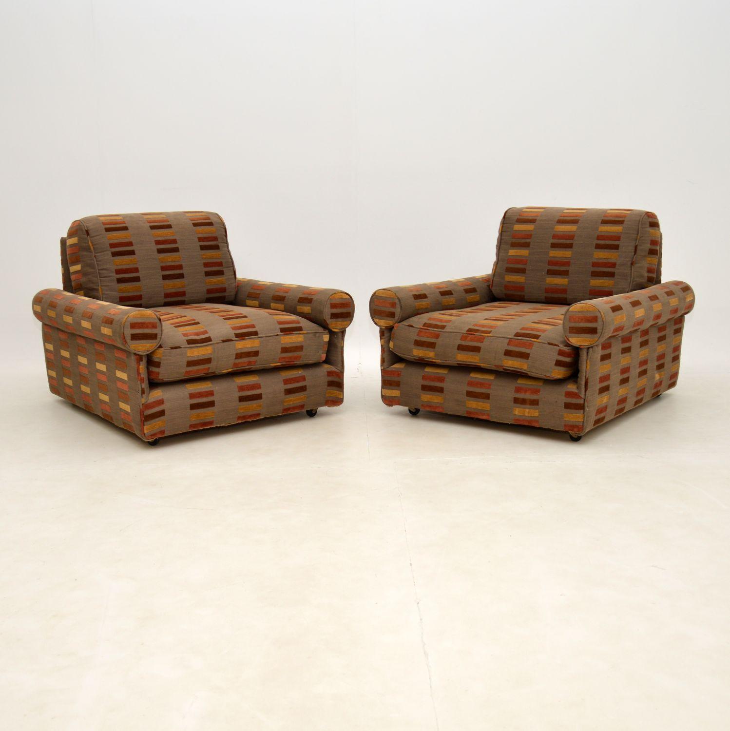 Pair of Vintage 1960's Lounge Armchairs (1 of 8) Pair of Vintage 1960's Lounge Armchairs (1 of 8)