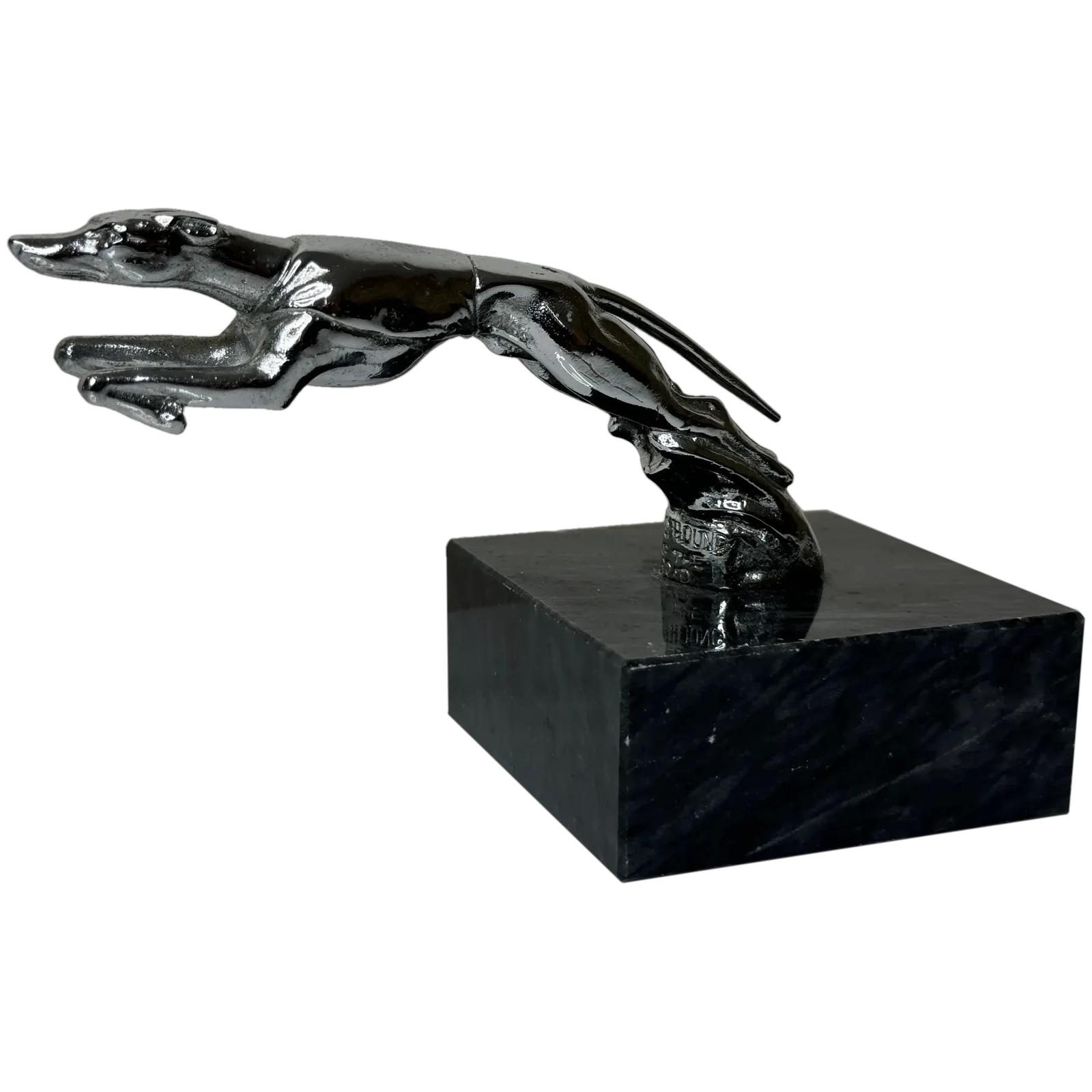 Art Deco Louis Lejeune Chrome Plated Racing Greyhound of The Road Classic Mascot (1 of 40) Art Deco Louis Lejeune Chrome Plated Racing Greyhound of The Road Classic Mascot (1 of 40)