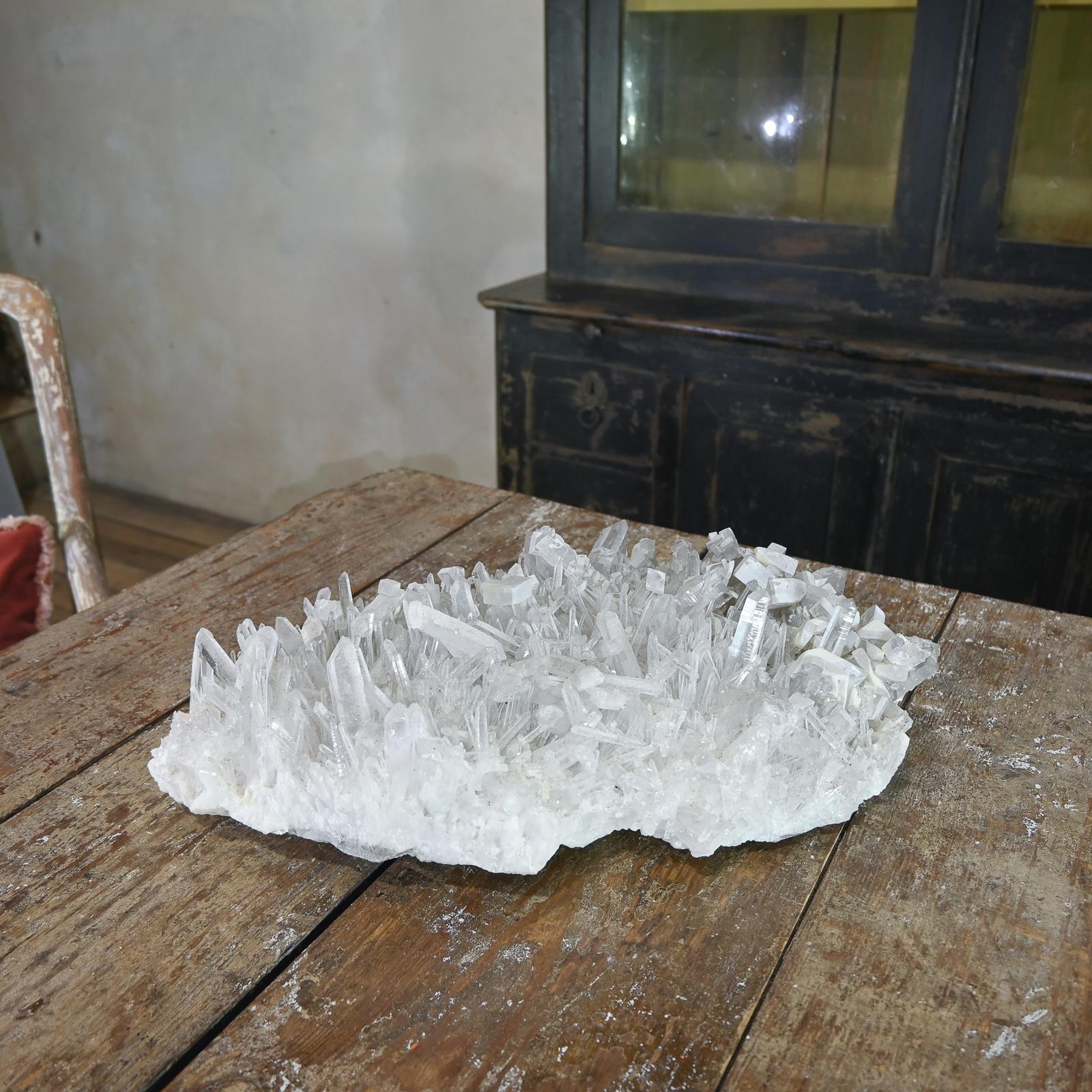 Very Large Needle Quartz Crystal Cluster Geological Specimen (1 of 10)