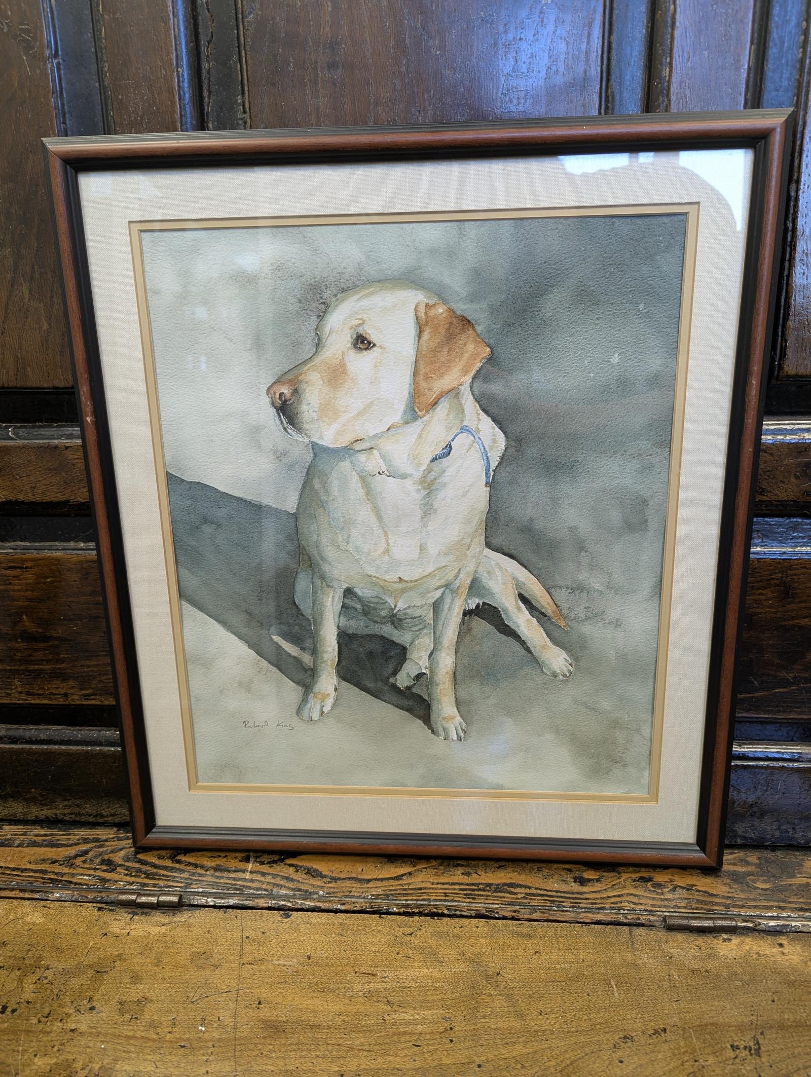 Watercolour of a Labrador Retriever - Signed (1 of 6) Watercolour of a Labrador Retriever - Signed (1 of 6)